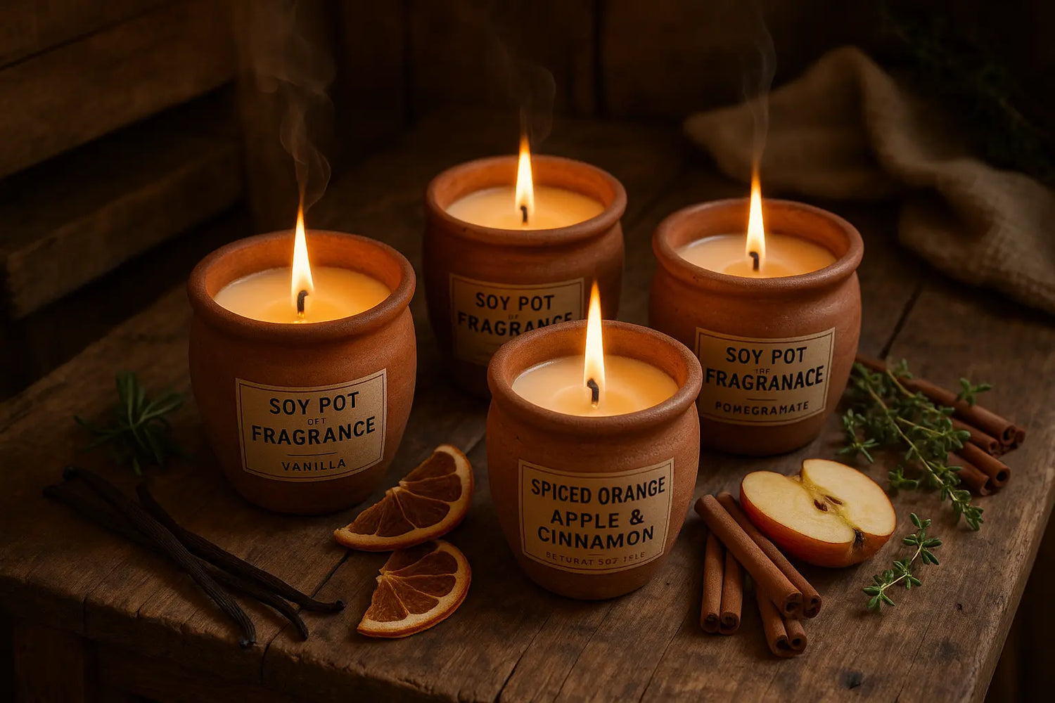 Soy Pot of Fragrance Candles - Ninja Aromatherapy