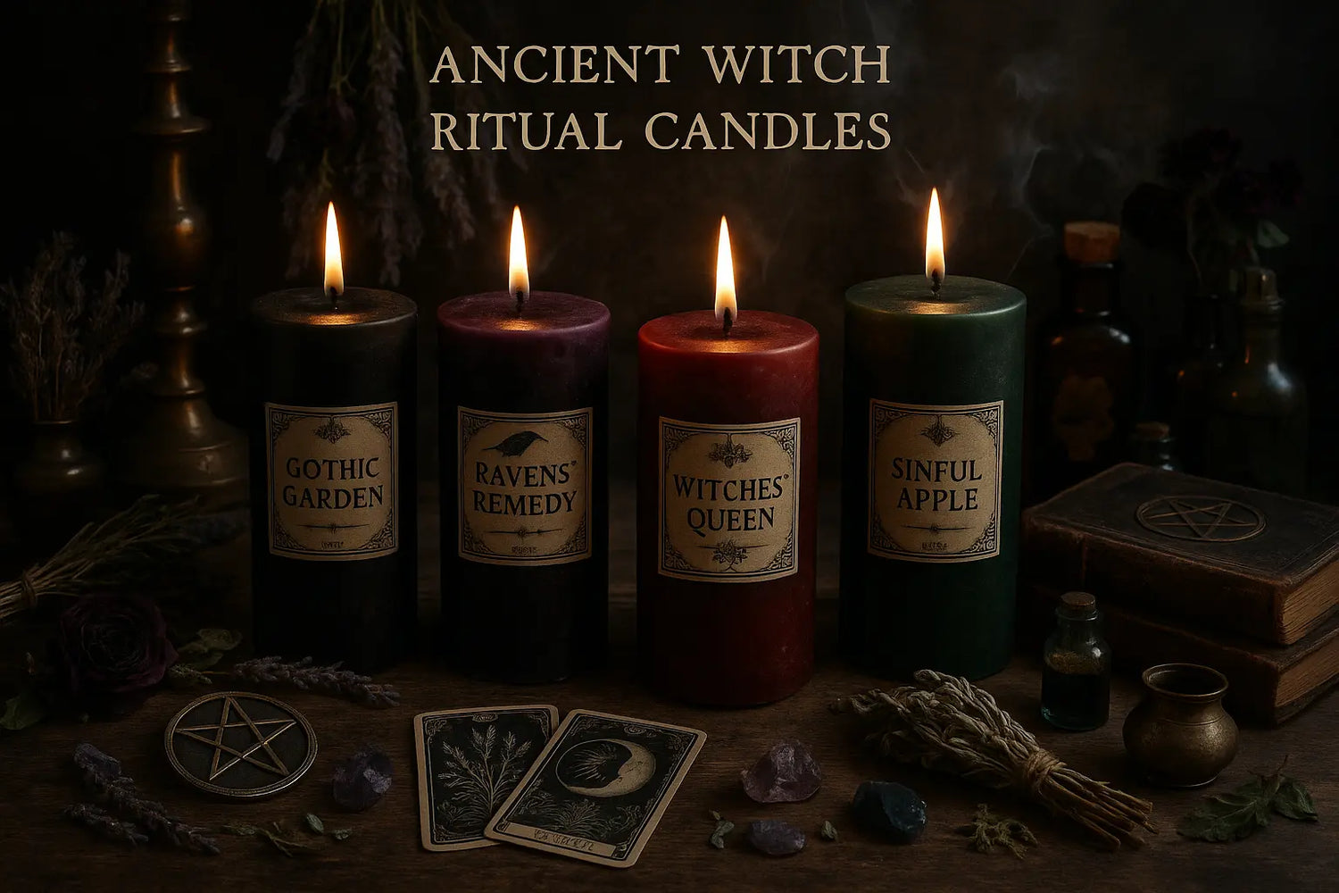 Ancient Witch Ritual Candles - Ninja Aromatherapy