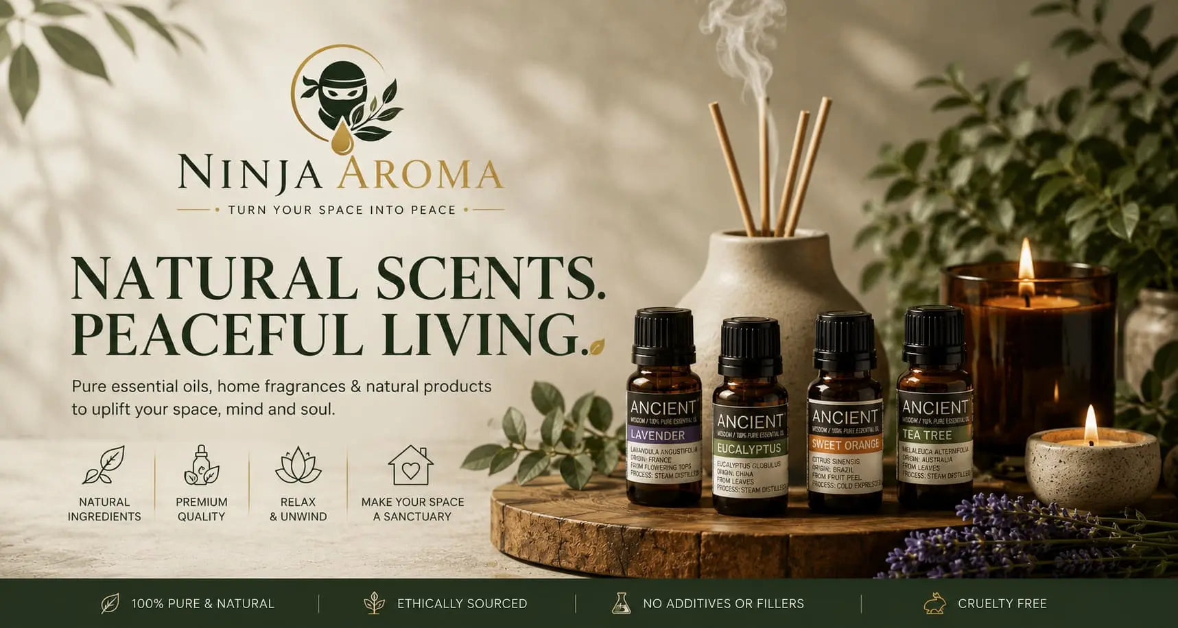 Ninja_Aroma_Peaceful_living - Ninja Aromatherapy