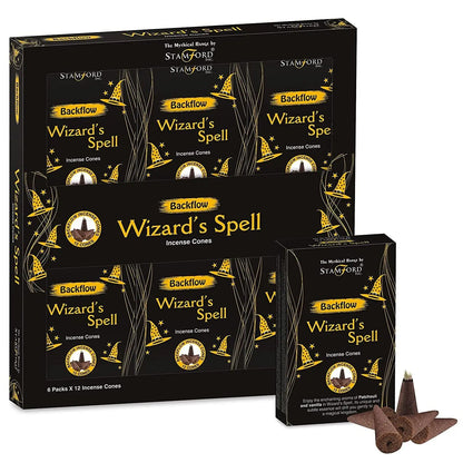 Mythical Backflow Cones - Wizard Spell by Ninja Aromatherapy incense cones for aromatherapy.