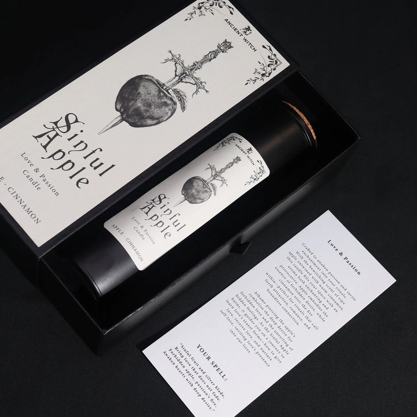 Ancient Witch Ritual Candles - Sinful Apple Ninja Aromatherapy