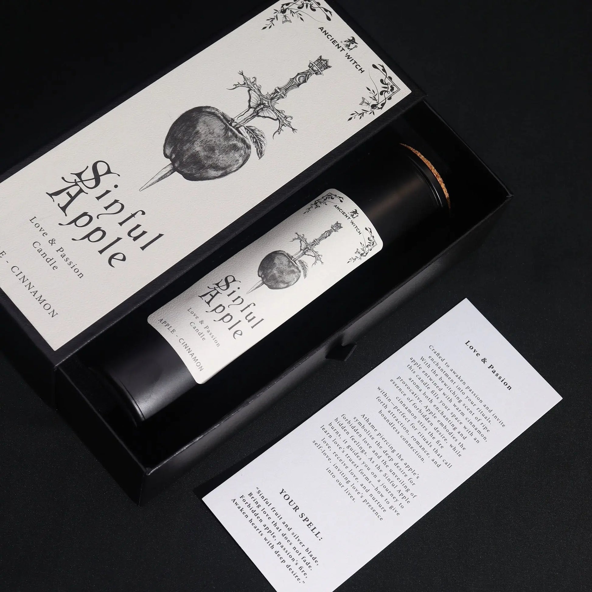 Ancient Witch Ritual Candles - Sinful Apple Ninja Aromatherapy