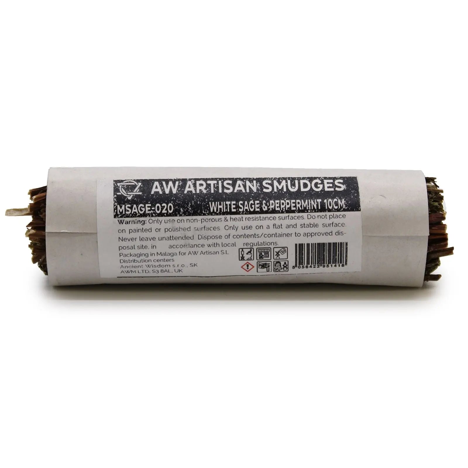 Smudge Stick - White Sage & Peppermint 10cm - Ninja Aromatherapy