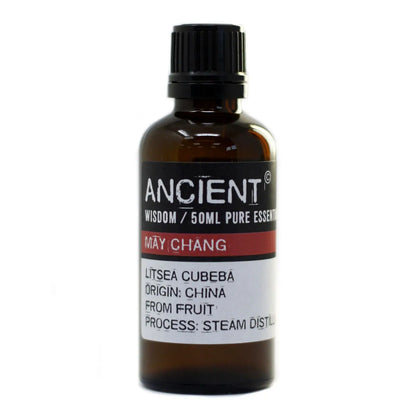 May Chang 50ml 50ml Pure Essential Oil for Aromatherapy and Natural Wellness