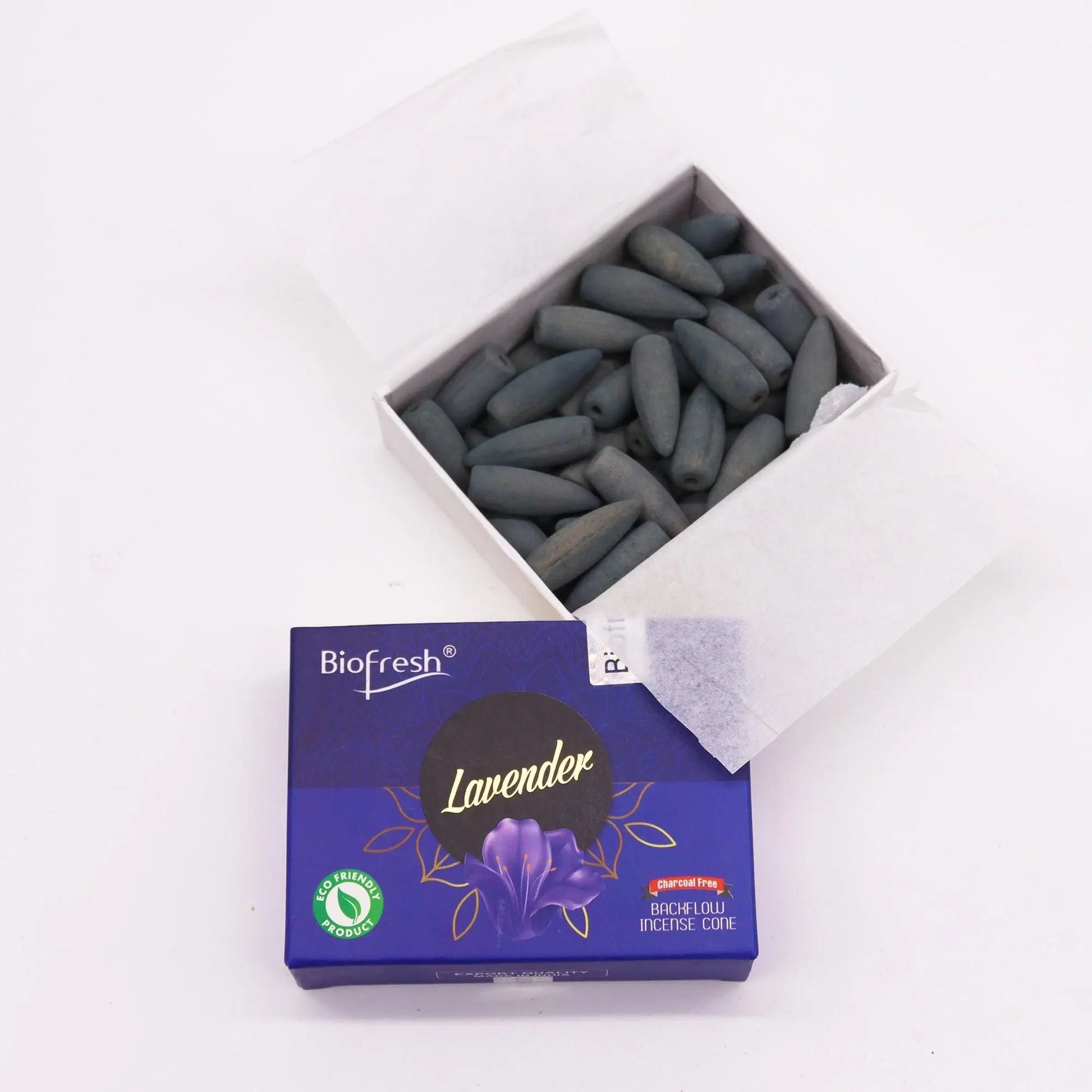Biofresh Backflow Incense Cones - Lavender Ninja Aromatherapy