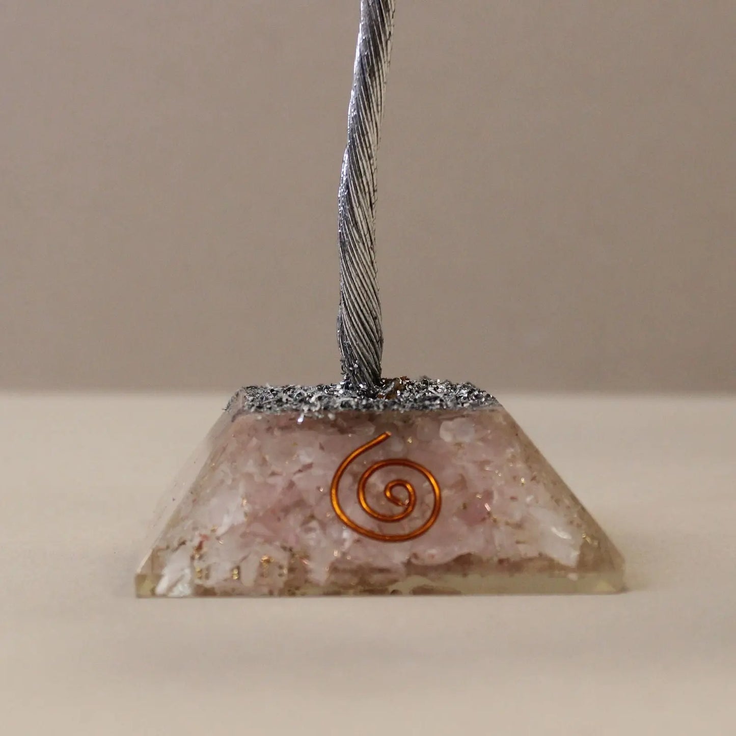 Gemstone Tree with Organite Base - 160 Stone - Rose Quartz Ninja Aromatherapy