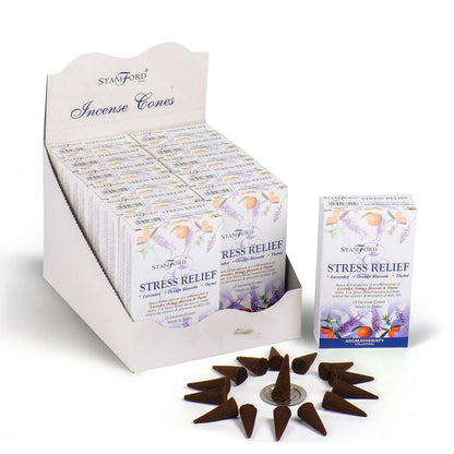 Stress Relief cones by Ninja Aromatherapy incense cones for aromatherapy.