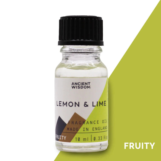 10ml Lemon & Lime Fragrance Oil Bottle – Long Lasting Scent for Candles, Soaps & Diffusers
