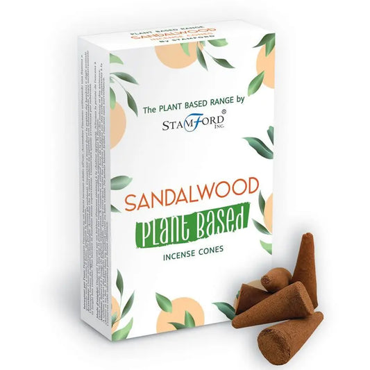Plant Based Incense Cones - Sandalwood by Ninja Aromatherapy incense cones for aromatherapy.