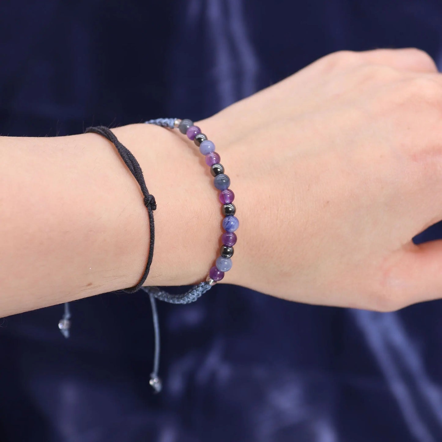 Zodiac Crystal Candle with Gemstone Bracelet - Sagittarius Ninja Aromatherapy