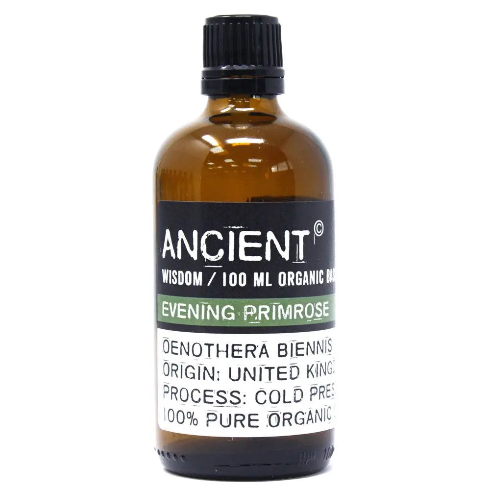 Evening Primrose carrier oil 100ml - pure natural base oil for aromatherapy, massage and skincare