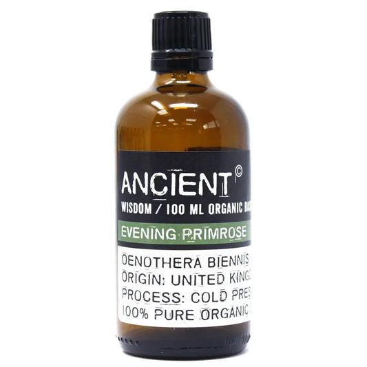 Evening Primrose carrier oil 100ml - pure natural base oil for aromatherapy, massage and skincare