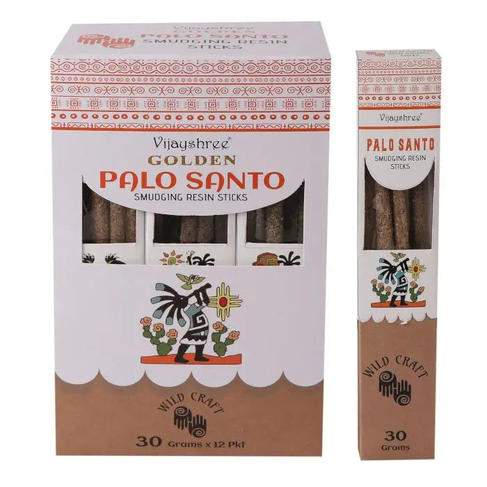 30g Golden Palo Santo Smudging Resin Sticks Ninja Aromatherapy