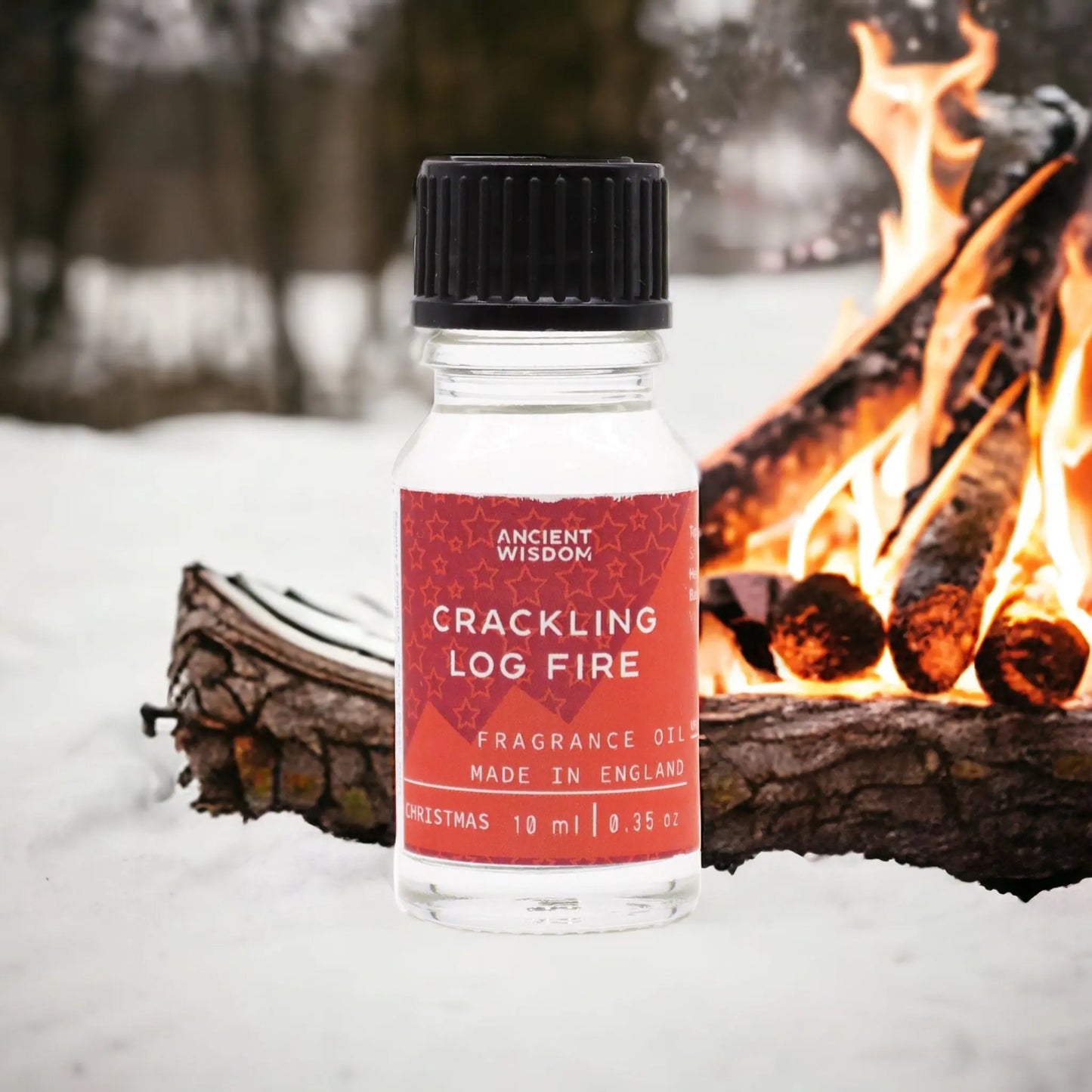 Crackling Log Fire Fragrance Oil 10ml - Ninja Aromatherapy