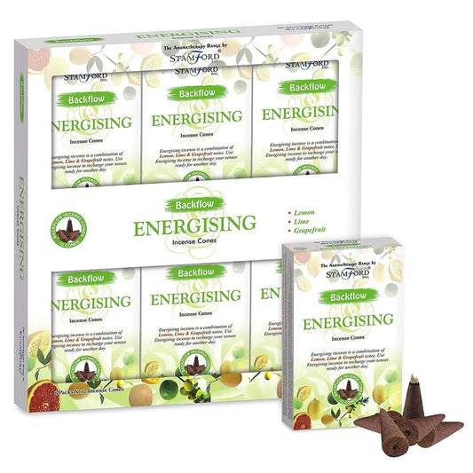 Aromatherapy Backflow Cones - Energising by Ninja Aromatherapy incense cones for aromatherapy.