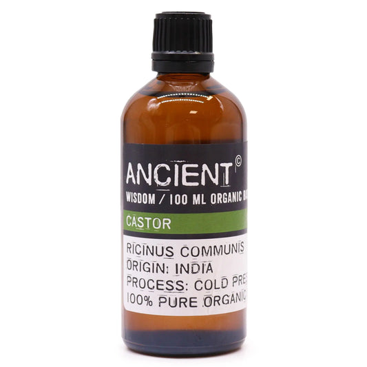 Castor Oil  100ml carrier oil 100ml - pure natural base oil for aromatherapy, massage and skincare