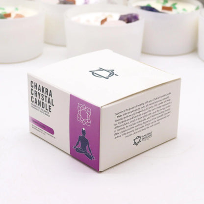 Chakra Crystal Candles - Crown Chakra Ninja Aromatherapy