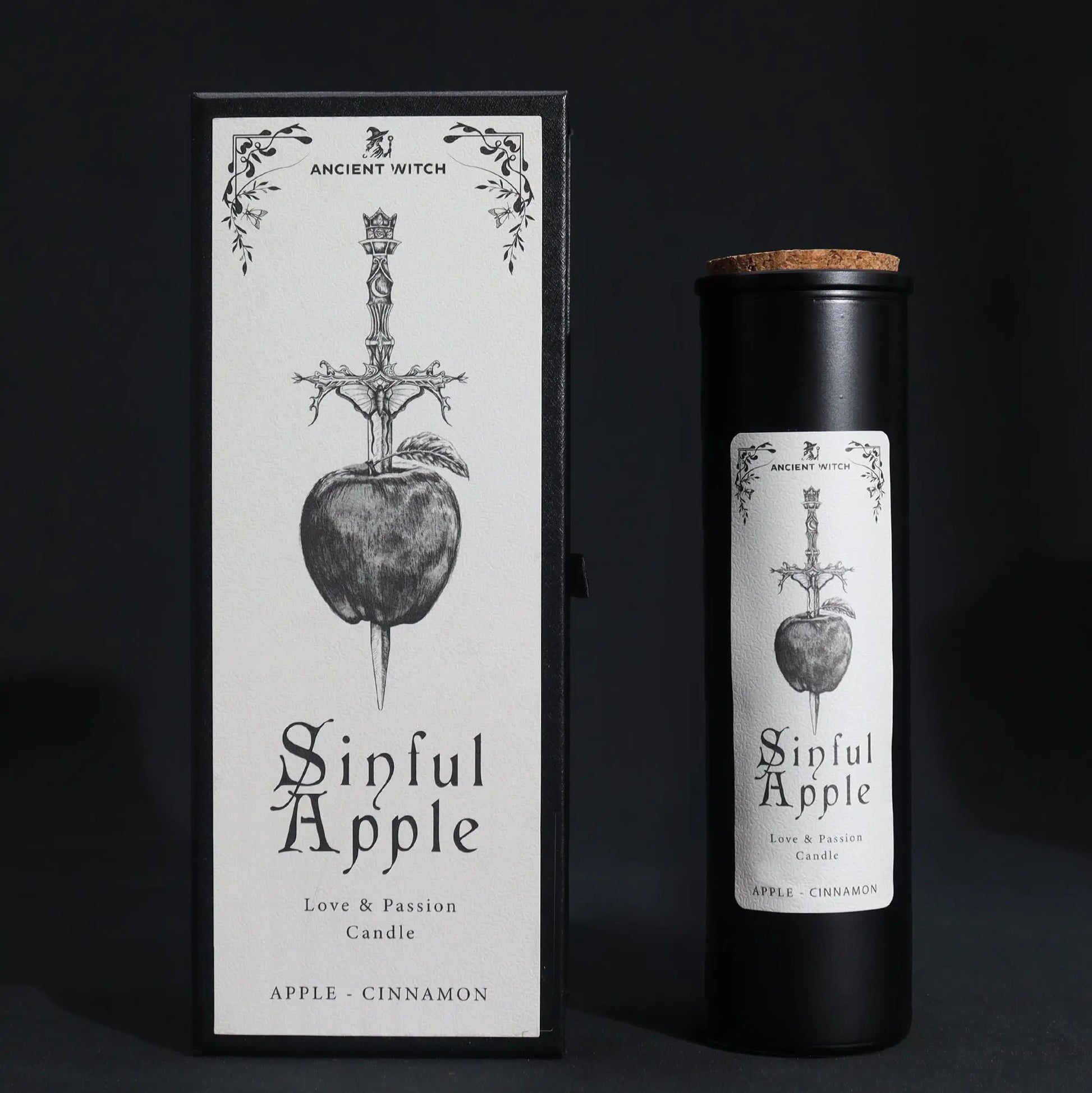 Ancient Witch Ritual Candles - Sinful Apple Ancient Witch Ritual Candles from China with essential oils soy wax candle