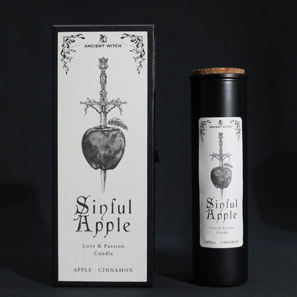 Ancient Witch Ritual Candles - Sinful Apple Ancient Witch Ritual Candles from China with essential oils soy wax candle