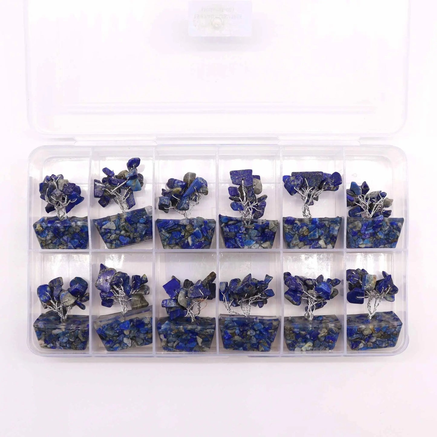Mini Gemstone Tree On Orgonite Base - Sodalite (15 stones) Ninja Aromatherapy