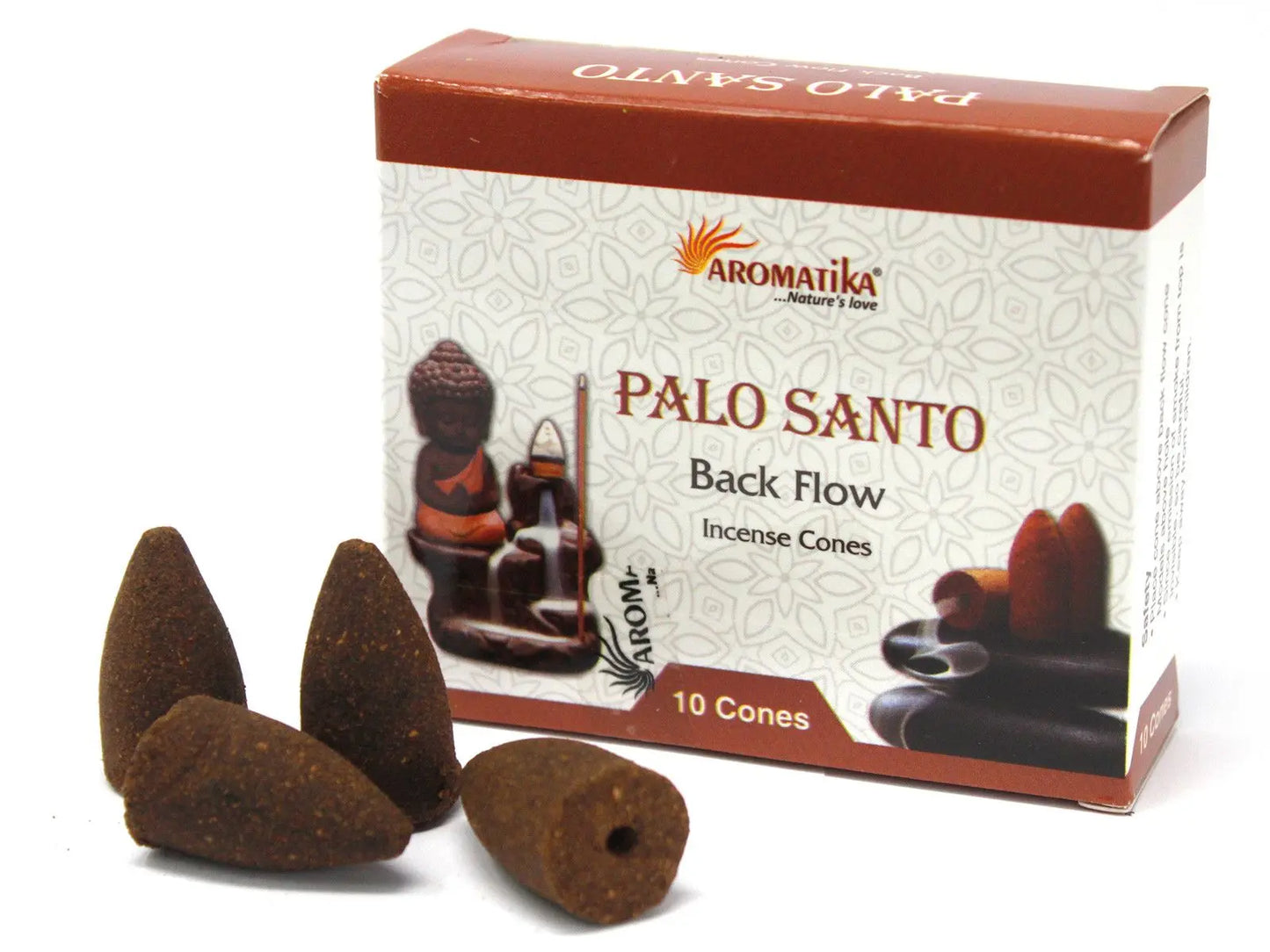 Aromatica Backflow Incense Cones - Palo Santo Ninja Aromatherapy