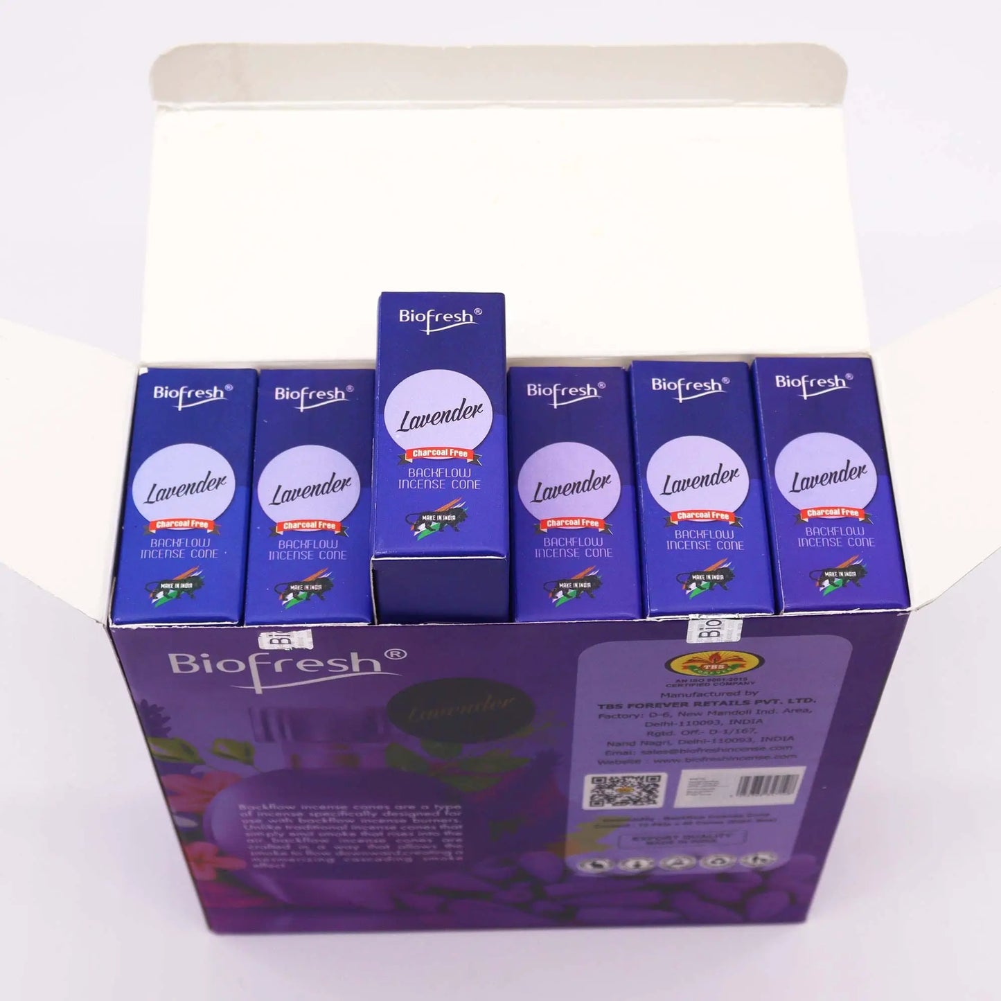 Biofresh Backflow Incense Cones - Lavender Ninja Aromatherapy