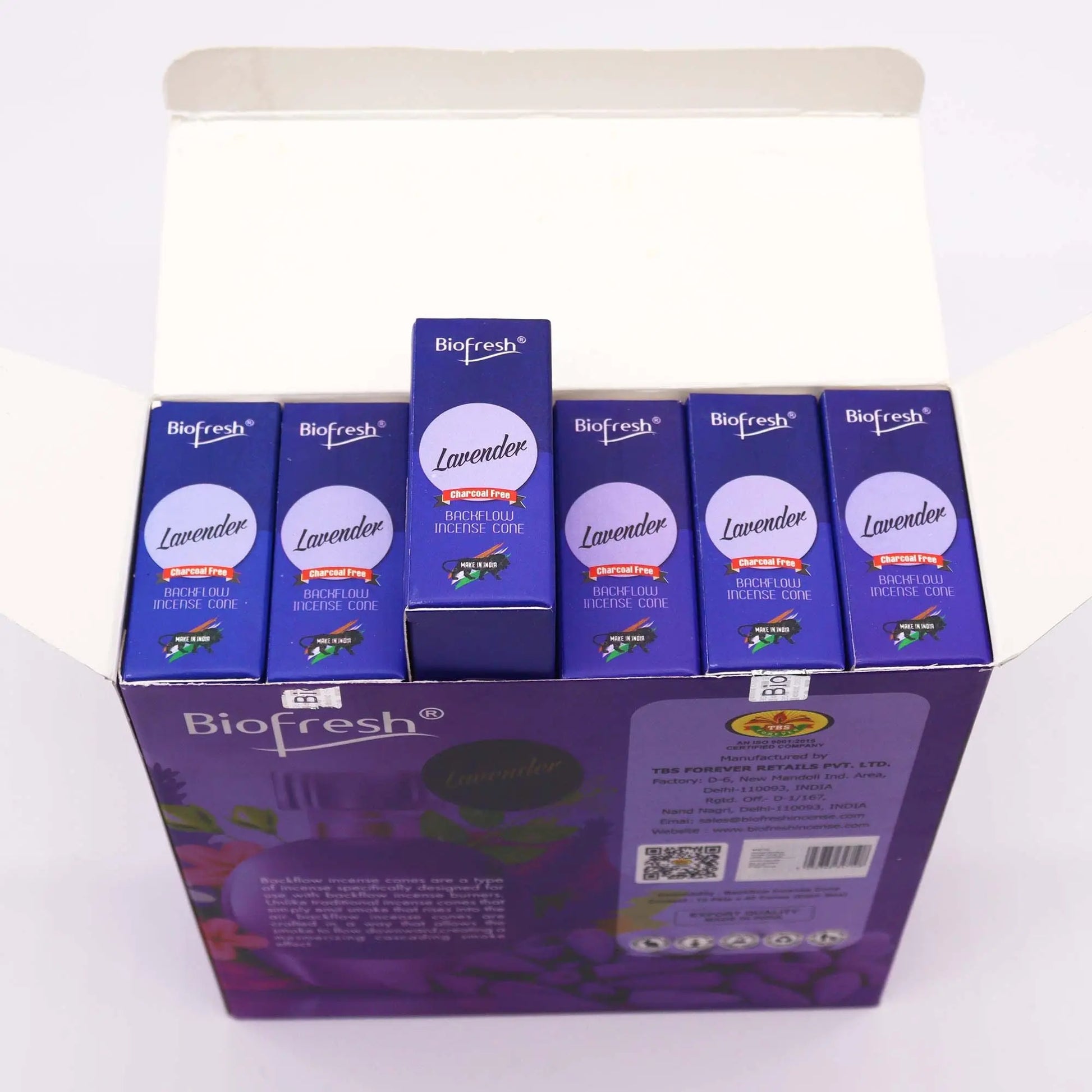 Biofresh Backflow Incense Cones - Lavender Ninja Aromatherapy