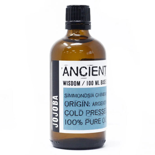 Jojoba Oil carrier oil 100ml - pure natural base oil for aromatherapy, massage and skincare