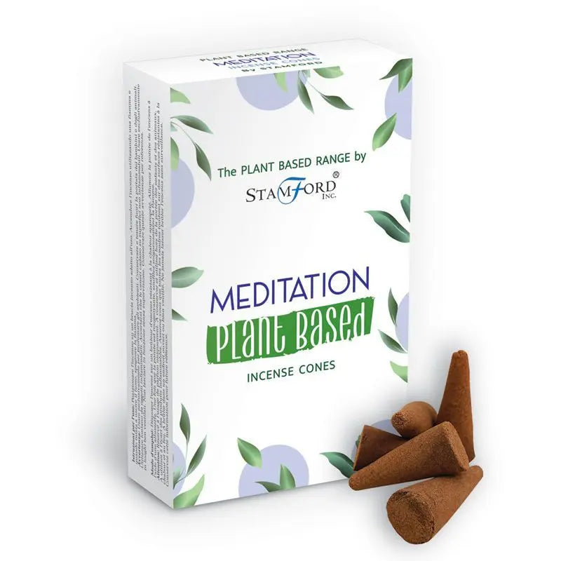 Plant Based Incense Cones - Meditation by Ninja Aromatherapy incense cones for aromatherapy.