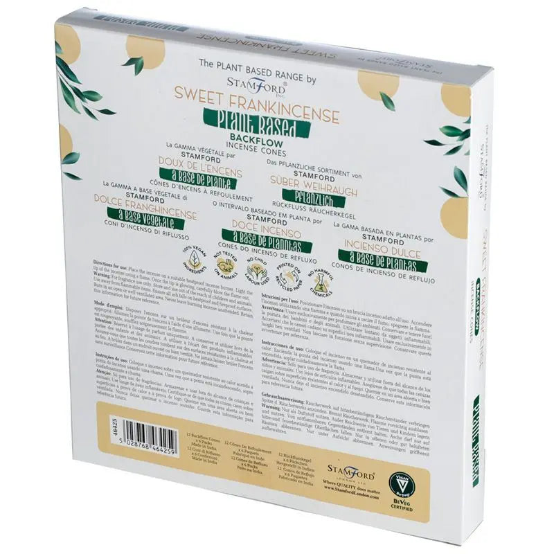 Plant Based Backflow Incense Cones - Sweet Frankincense Ninja Aromatherapy