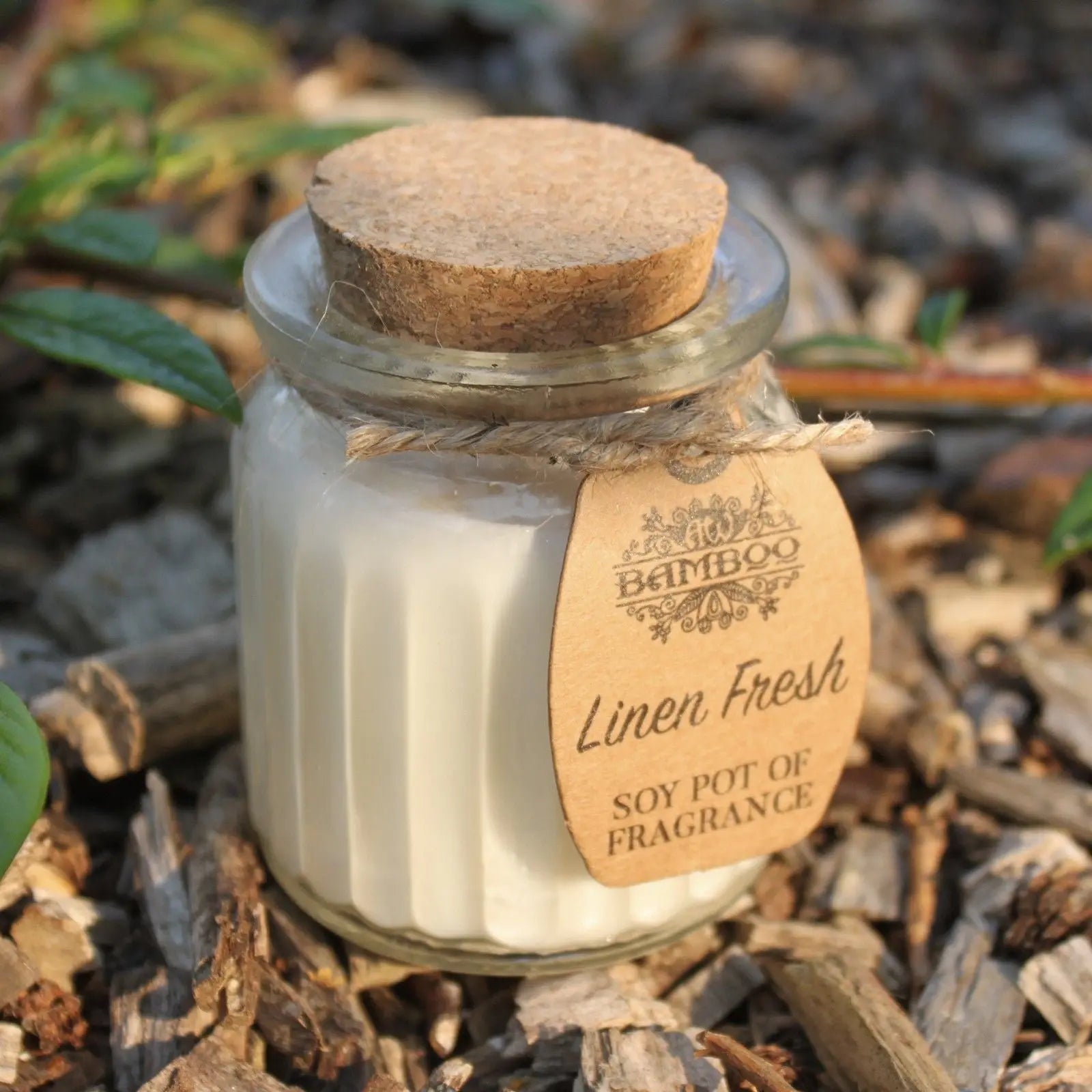 Linen Fresh Soy Pot of Fragrance Candles Ninja Aromatherapy