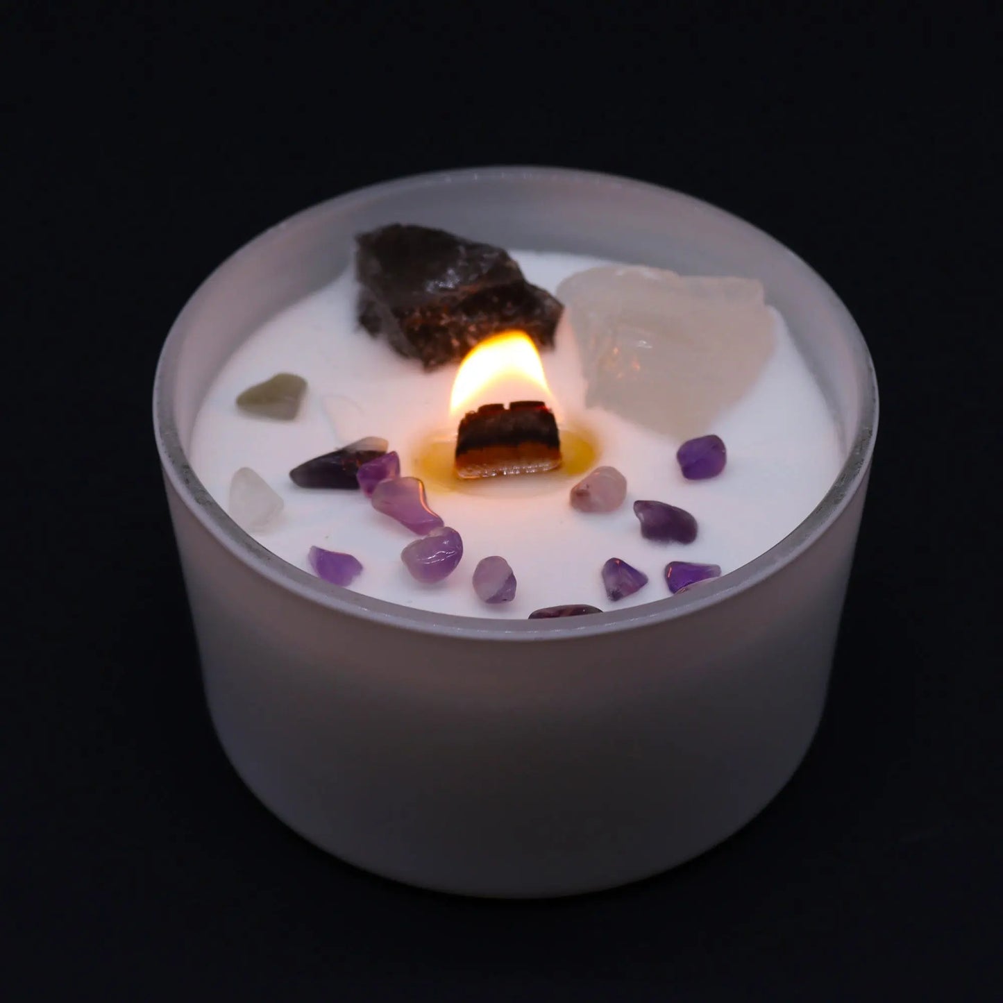 Chakra Crystal Candles - Crown Chakra Ninja Aromatherapy