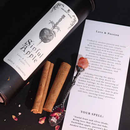 Ancient Witch Ritual Candles - Sinful Apple Ninja Aromatherapy