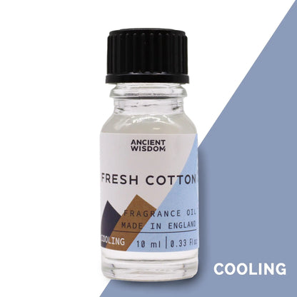 10ml Fresh Cotton Fragrance Oil Bottle – Long Lasting Scent for Candles, Soaps & Diffusers