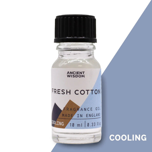 10ml Fresh Cotton Fragrance Oil Bottle – Long Lasting Scent for Candles, Soaps & Diffusers