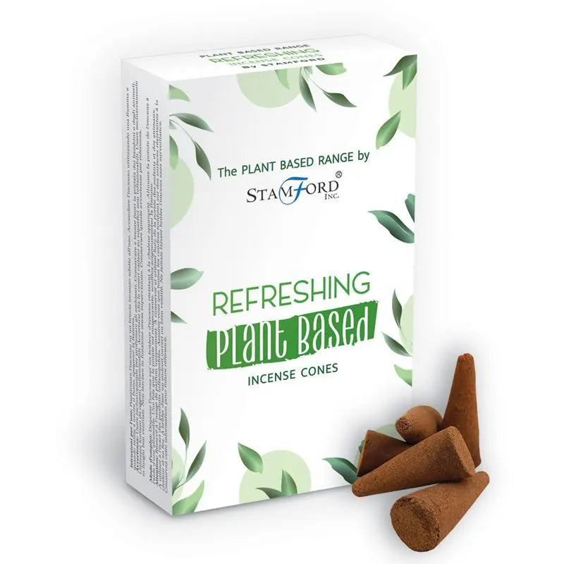 Plant Based Incense Cones - Refreshing by Ninja Aromatherapy incense cones for aromatherapy.