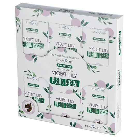 Plant Based Backflow Incense Cones - Violet Lilly Ninja Aromatherapy