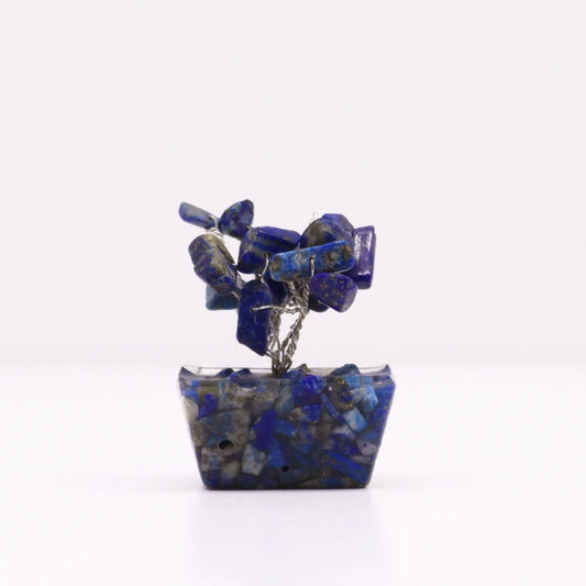 Mini Gemstone Tree On Orgonite Base - Sodalite (15 stones) Ninja Aromatherapy