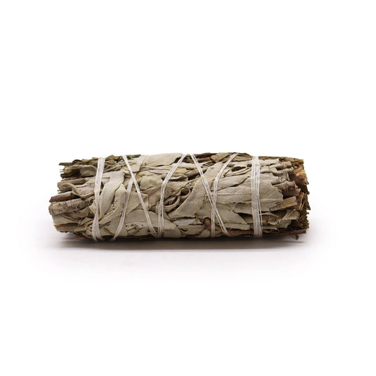 Smudge Stick - White Sage and Pirul Foliage - Smudge Sticks - individually wrapped high quality product