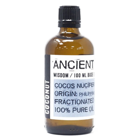 Fractionated Coconut Oil carrier oil 100ml - pure natural base oil for aromatherapy, massage and skincare