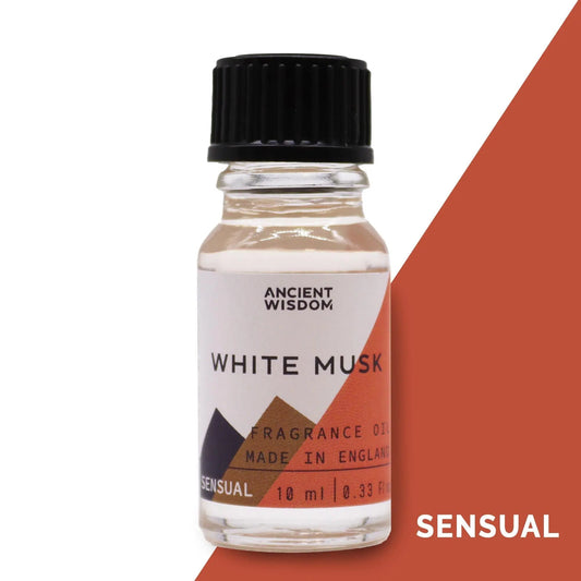 10ml White Musk Fragrance Oil Bottle – Long Lasting Scent for Candles, Soaps & Diffusers