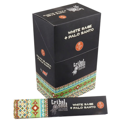 Tribal Soul Incense Sticks - White Sage + Palo Santo - Tribal Soul Incense high quality product