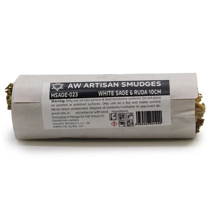Smudge Stick - White Sage & Ruda 10cm - Ninja Aromatherapy