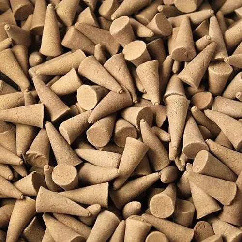 Bulk  Incense Cones - Amber by Ninja Aromatherapy incense cones for aromatherapy.