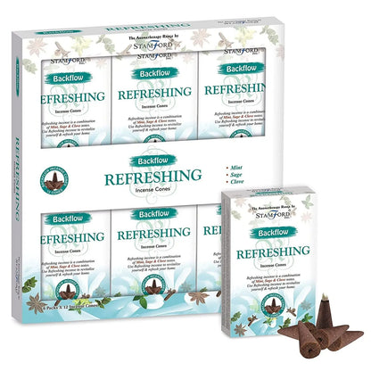 Aromatherapy Backflow Cones - Refreshing by Ninja Aromatherapy incense cones for aromatherapy.