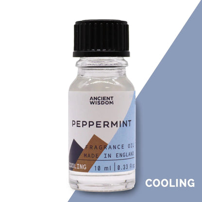 10ml Peppermint Fragrance Oil Bottle – Long Lasting Scent for Candles, Soaps & Diffusers