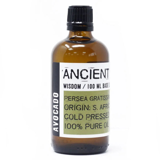 Avocado Oil carrier oil 100ml - pure natural base oil for aromatherapy, massage and skincare