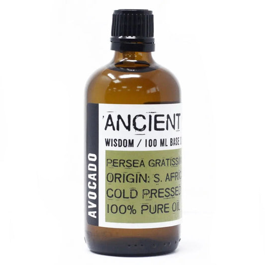 Avocado Oil carrier oil 100ml - pure natural base oil for aromatherapy, massage and skincare