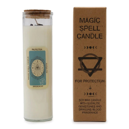 Magic Spell Candle - Protection Ninja Aromatherapy