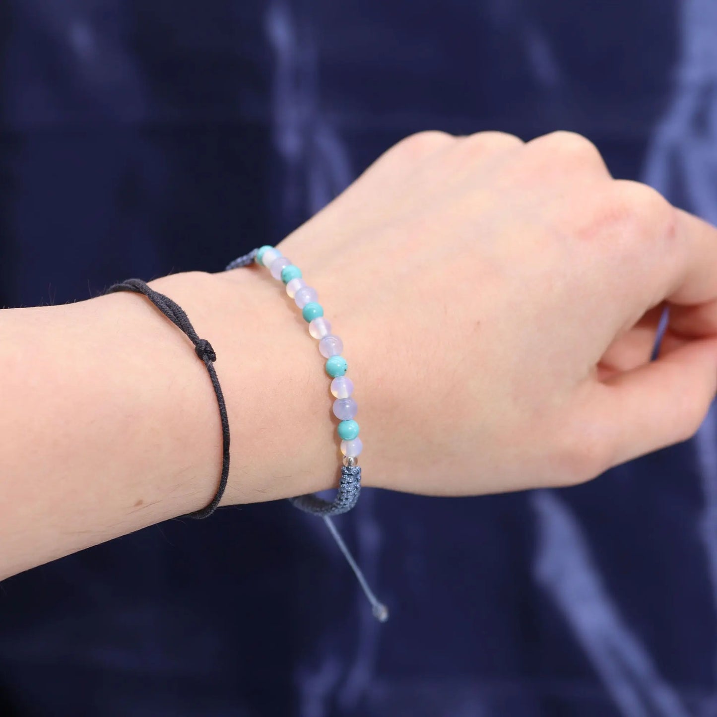 Zodiac Crystal Candle with Gemstone Bracelet - Pisces Ninja Aromatherapy